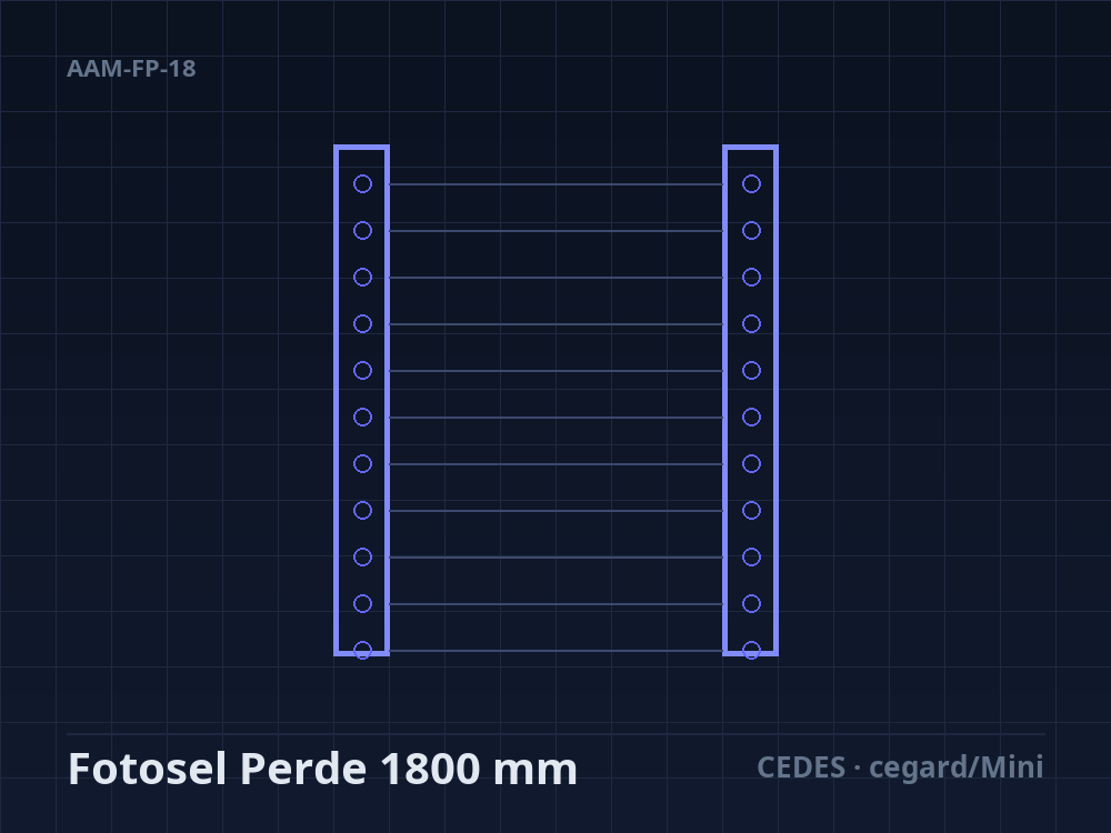 Fotosel Perde 1800 mm