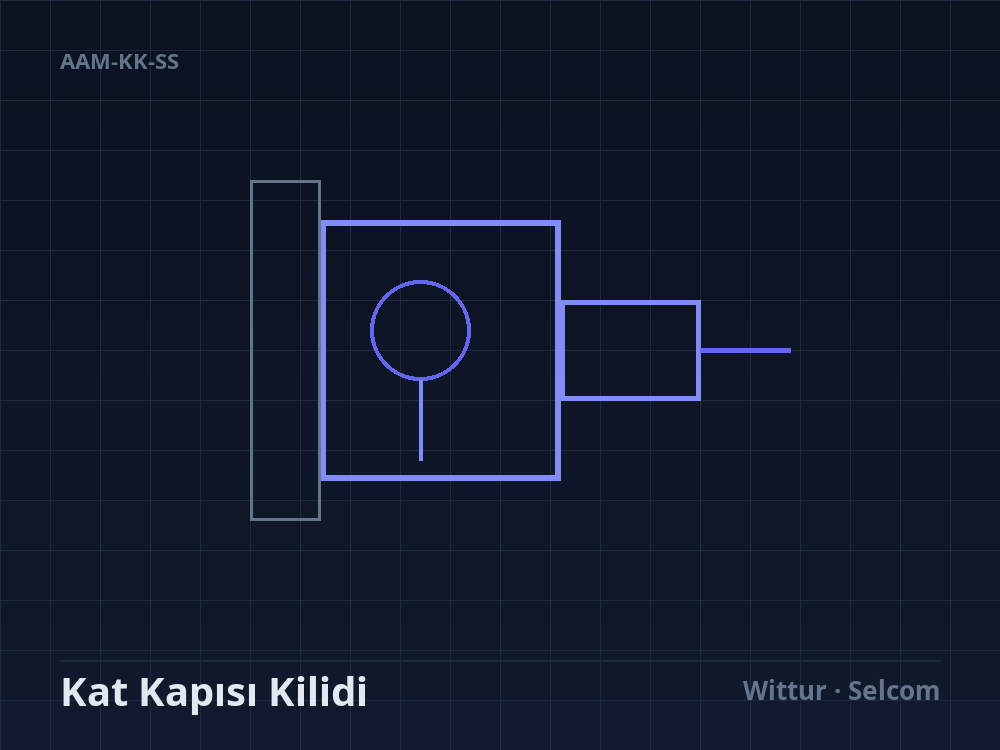 Kat Kapısı Kilidi (Sol/Sağ)